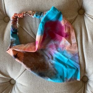 Tie Dye print hair scarf headband
